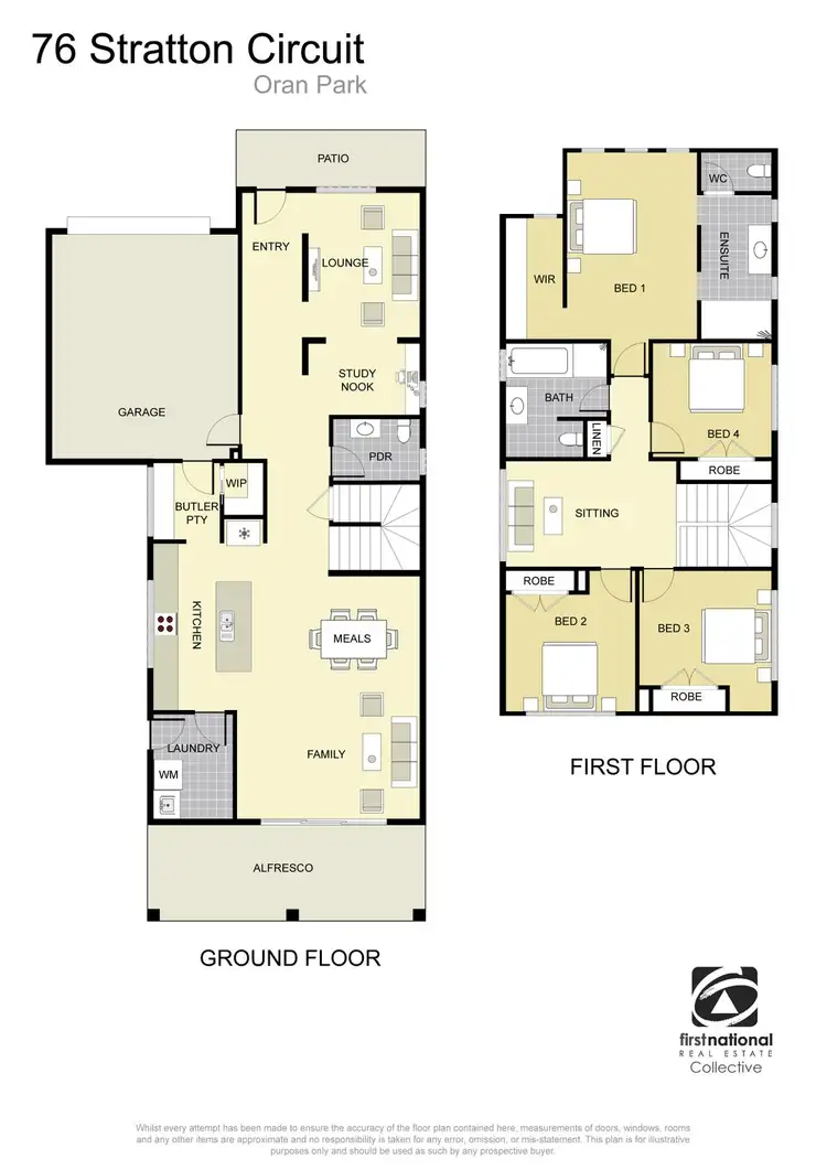 Floorplan of Homely house listing, 76 Stratton Circuit, Oran Park NSW 2570