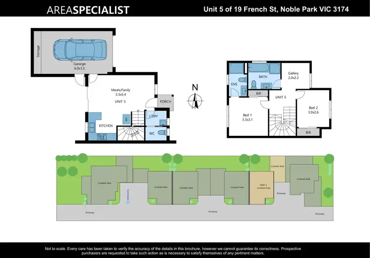 Floorplan of Homely townhouse listing, 5/19 French Street, Noble Park VIC 3174