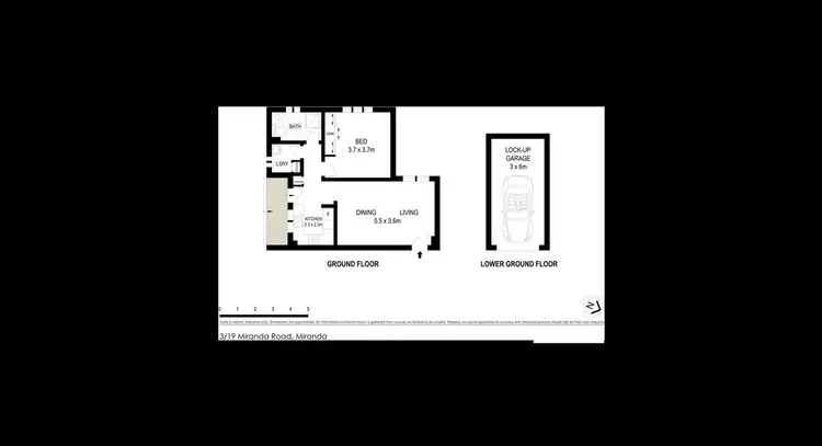 Floorplan of Homely apartment listing, 3/19-21 Miranda Road, Miranda NSW 2228