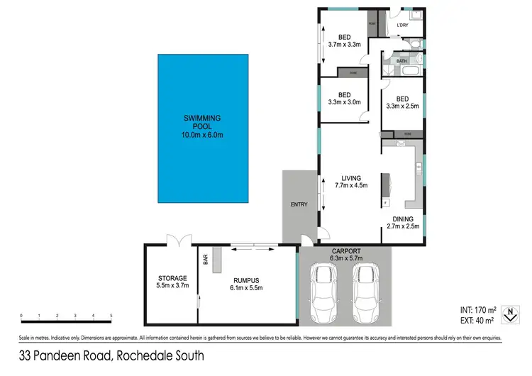Floorplan of Homely house listing, 33 Pandeen Road, Rochedale South QLD 4123