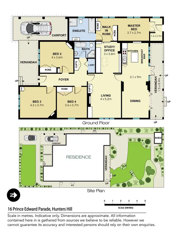 Floorplan of Homely house listing, 16 Prince Edward Parade, Hunters Hill NSW 2110