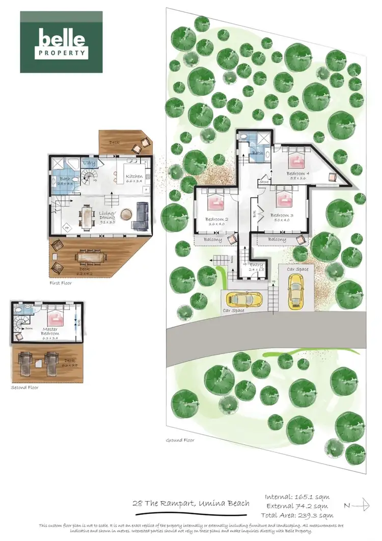 Floorplan of Homely house listing, 28 The Rampart, Umina Beach NSW 2257