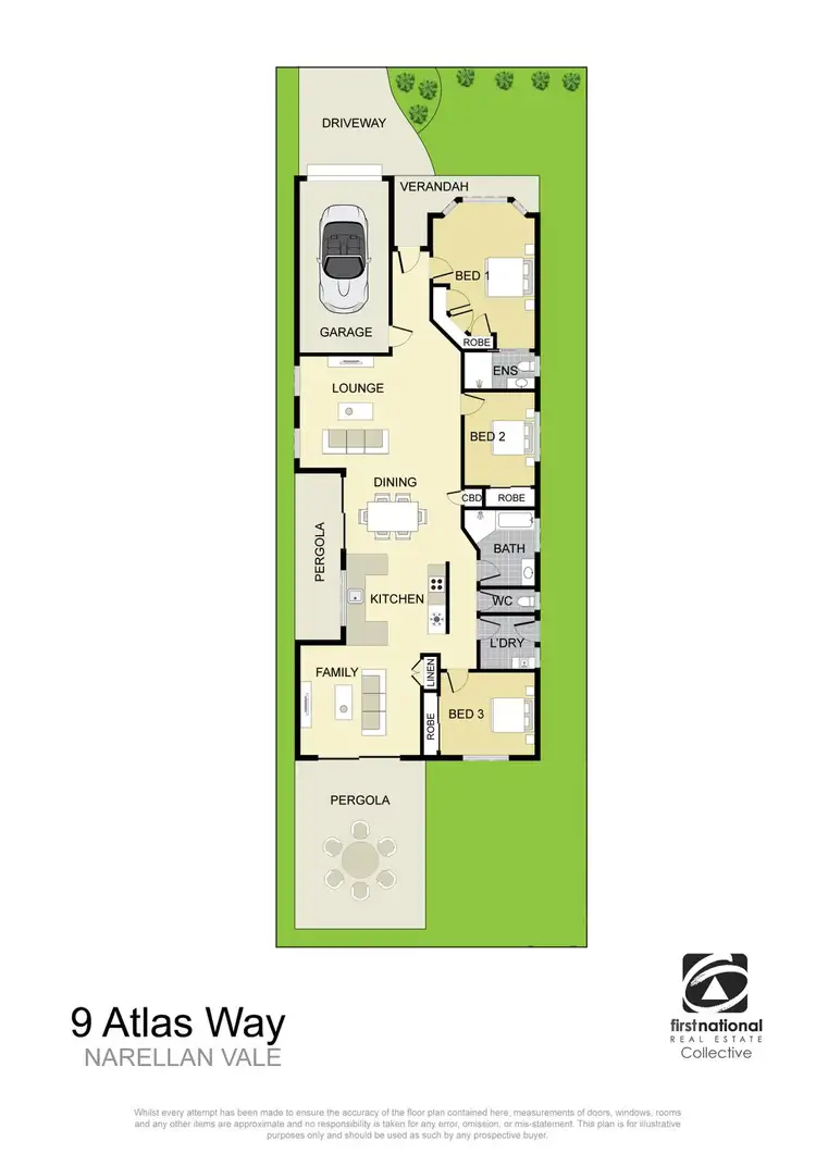 Floorplan of Homely house listing, 9 Atlas Way, Narellan Vale NSW 2567