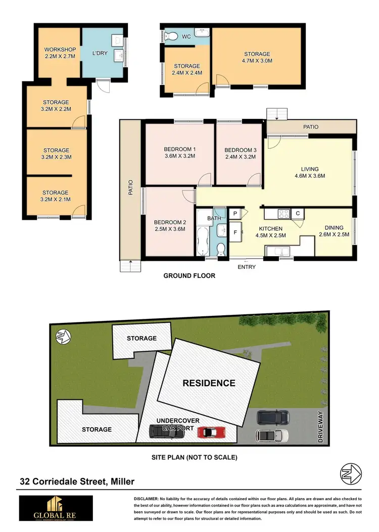 Floorplan of Homely house listing, 32 Corriedale Street, Miller NSW 2168