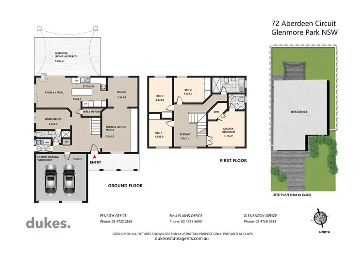 Floorplan of Homely house listing, 72 Aberdeen Circuit, Glenmore Park NSW 2745