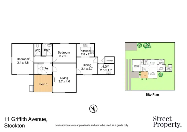 Floorplan of Homely house listing, 11 Griffith Avenue, Stockton NSW 2295