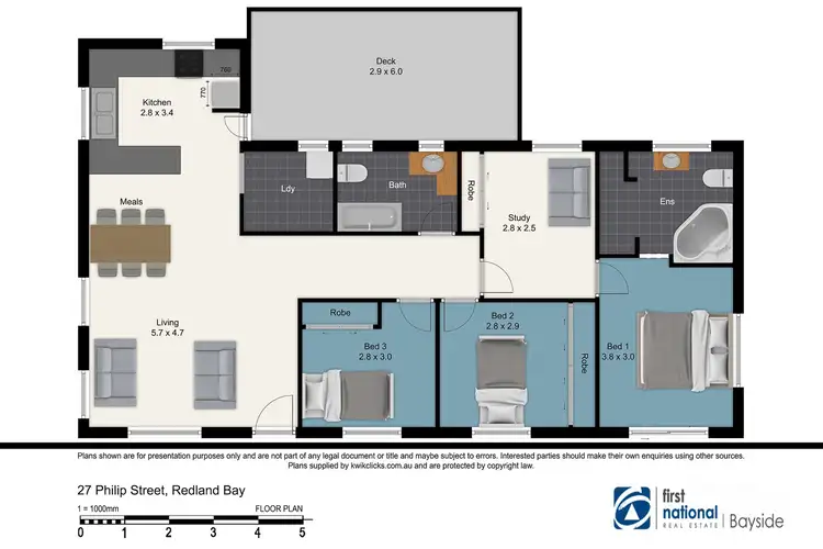 Floorplan of Homely house listing, 27 Phillip Street, Redland Bay QLD 4165