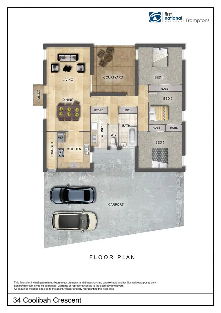 Floorplan of Homely house listing, 34 Coolibah Crescent, East Side NT 870