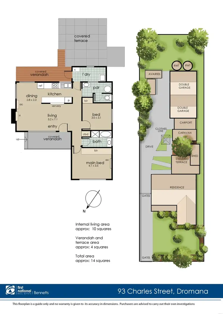 Floorplan of Homely house listing, 93 Charles Street, Dromana VIC 3936