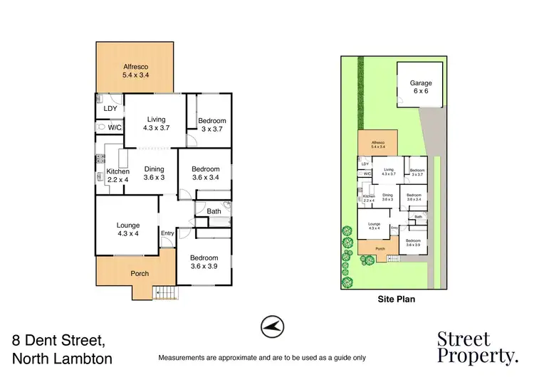 Floorplan of Homely house listing, 8 Dent Street, North Lambton NSW 2299