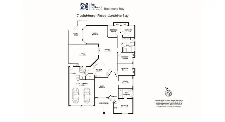 Floorplan of Homely house listing, 7 Leichhardt Place, Sunshine Bay NSW 2536