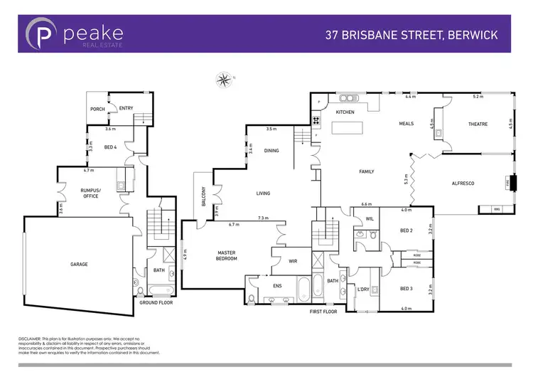 Floorplan of Homely house listing, 37 Brisbane Street, Berwick VIC 3806