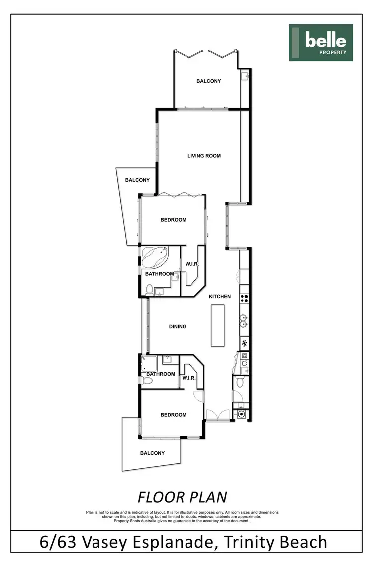 Floorplan of Homely apartment listing, 6/63 Vasey Esplanade, Trinity Beach QLD 4879