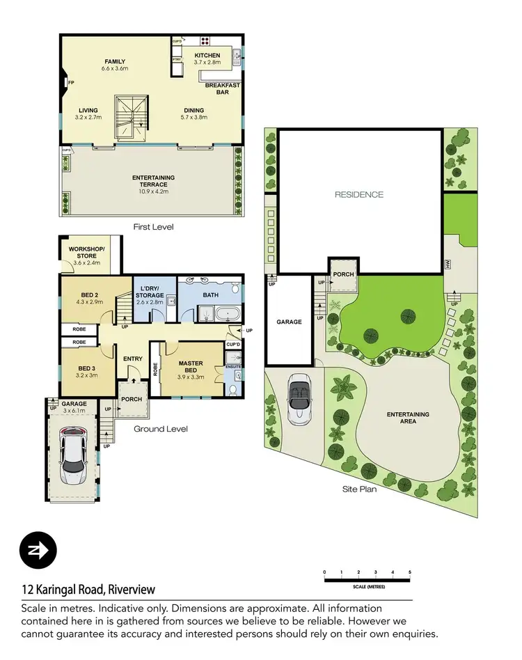 Floorplan of Homely house listing, 12 Karingal Road, Riverview NSW 2066