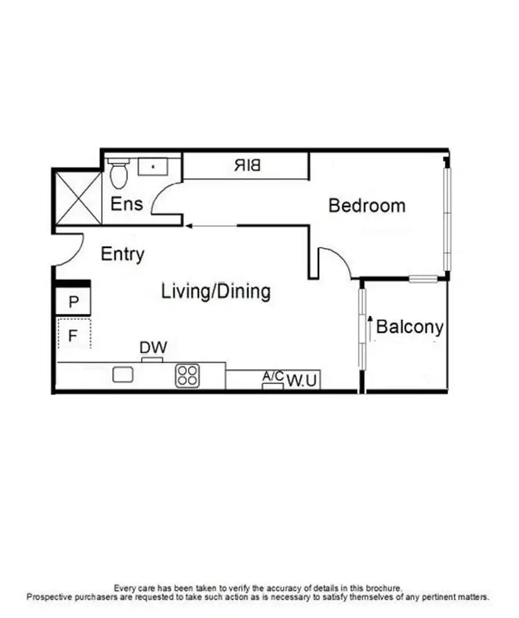 Floorplan of Homely apartment listing, 2816/220 Spencer Street, Melbourne VIC 3000