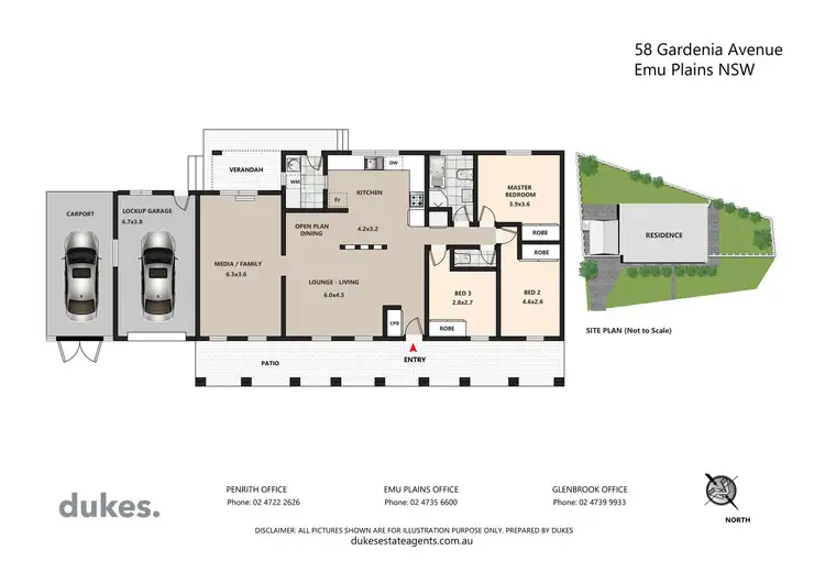 Floorplan of Homely house listing, 58 Gardenia Avenue, Emu Plains NSW 2750