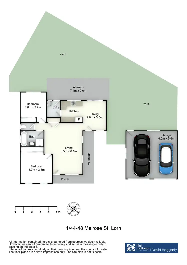 Floorplan of Homely villa listing, 1/44-48 Melrose Street, Lorn NSW 2320