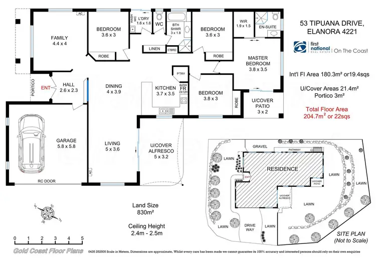 Floorplan of Homely house listing, 53 Tipuana Drive, Elanora QLD 4221