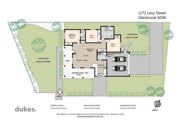 Floorplan of Homely house listing, 2/72 Levy Street, Glenbrook NSW 2773