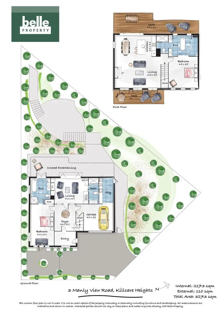 Floorplan of Homely house listing, 3 Manly View Road, Killcare Heights NSW 2257