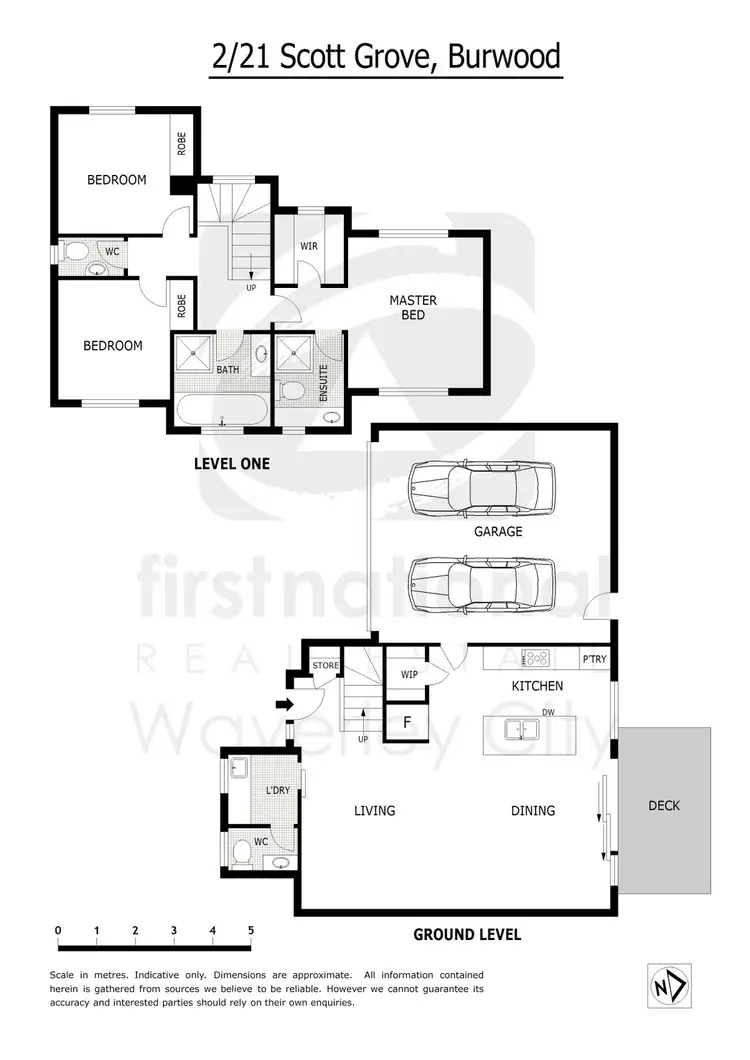 Floorplan of Homely townhouse listing, 2/21 Scott Grove, Burwood VIC 3125