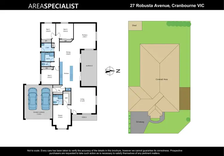 Floorplan of Homely house listing, 27 Robusta Avenue, Cranbourne VIC 3977