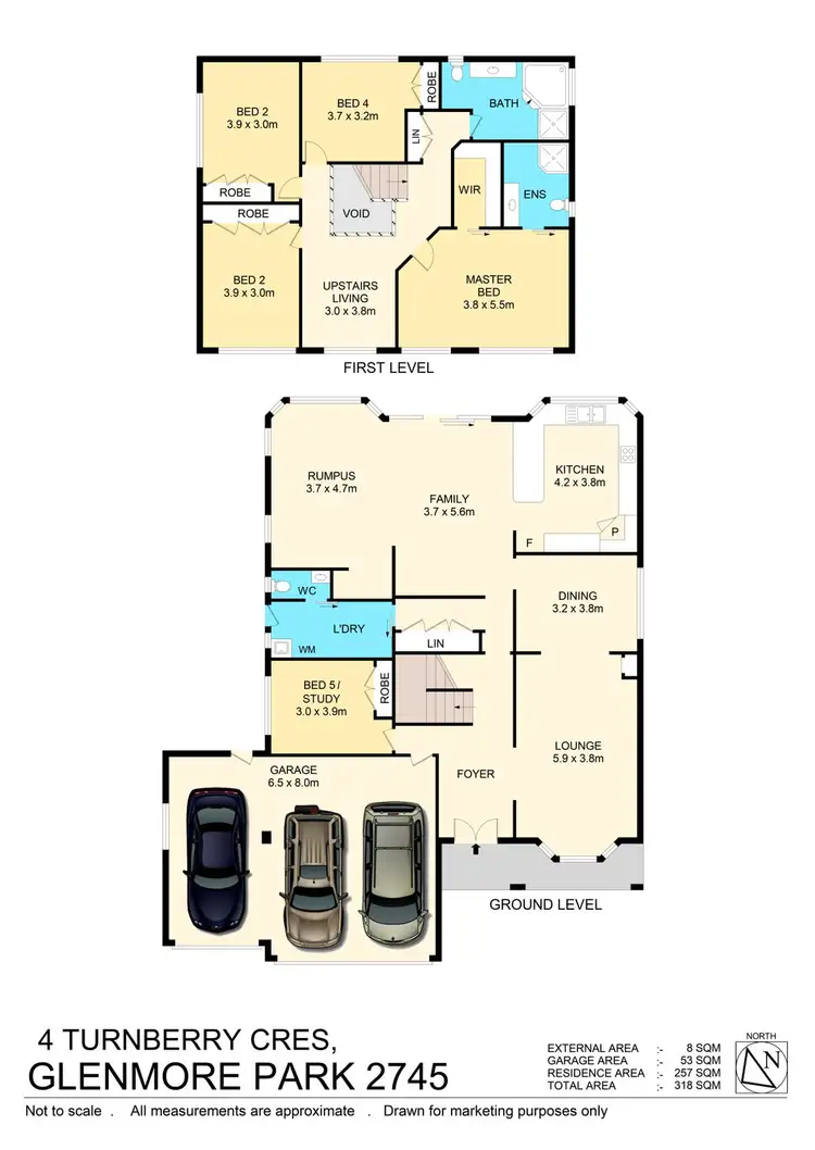 Floorplan of Homely house listing, 4 Turnberry Crescent, Glenmore Park NSW 2745