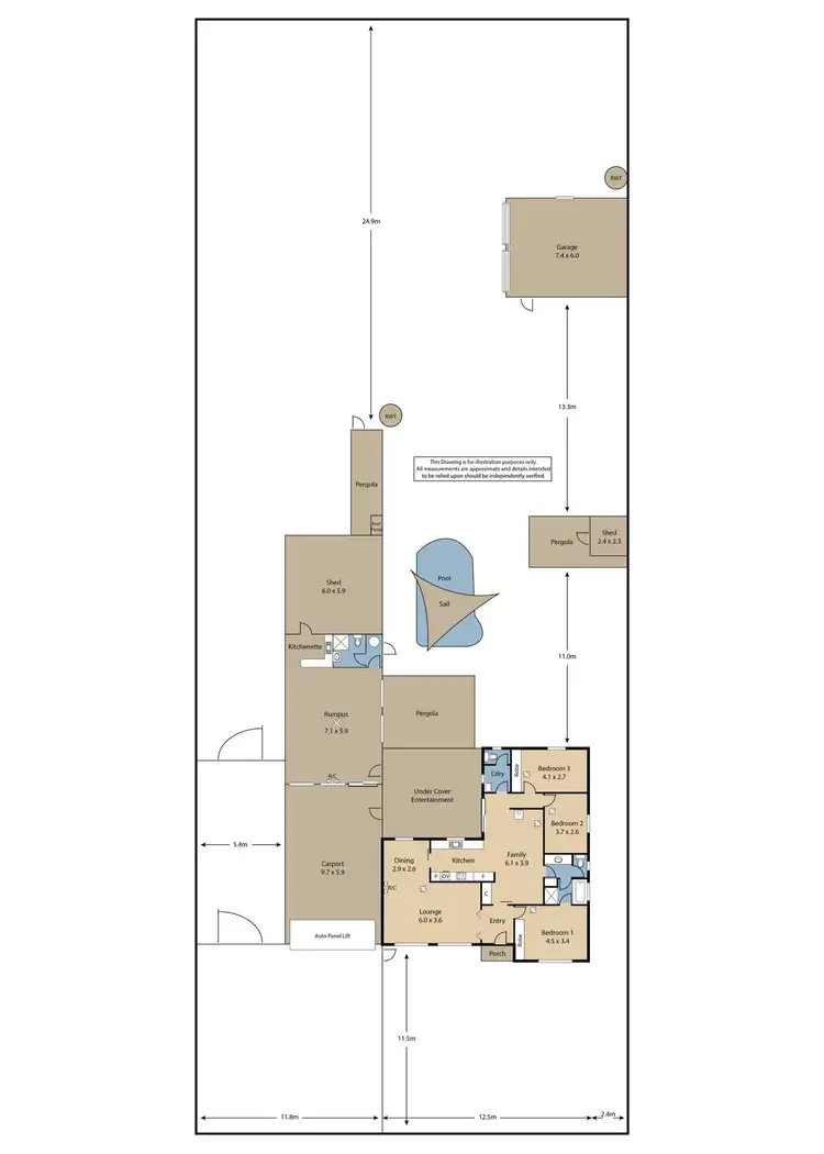 Floorplan of Homely house listing, Lot 122 Brandis Road, Munno Para West SA 5115