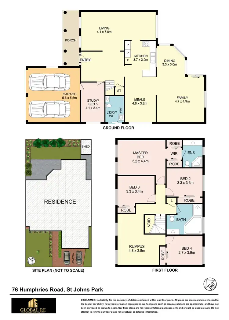 Floorplan of Homely house listing, 76 Humphries Road, St Johns Park NSW 2176