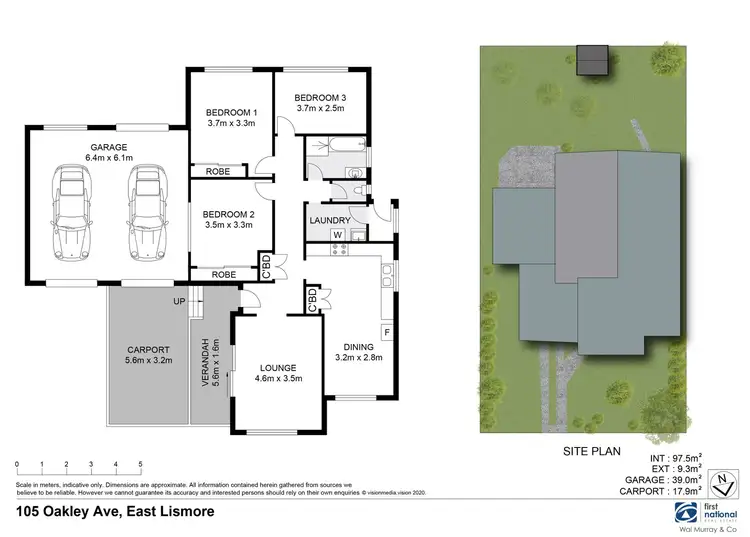 Floorplan of Homely house listing, 105 Oakley Avenue, East Lismore NSW 2480