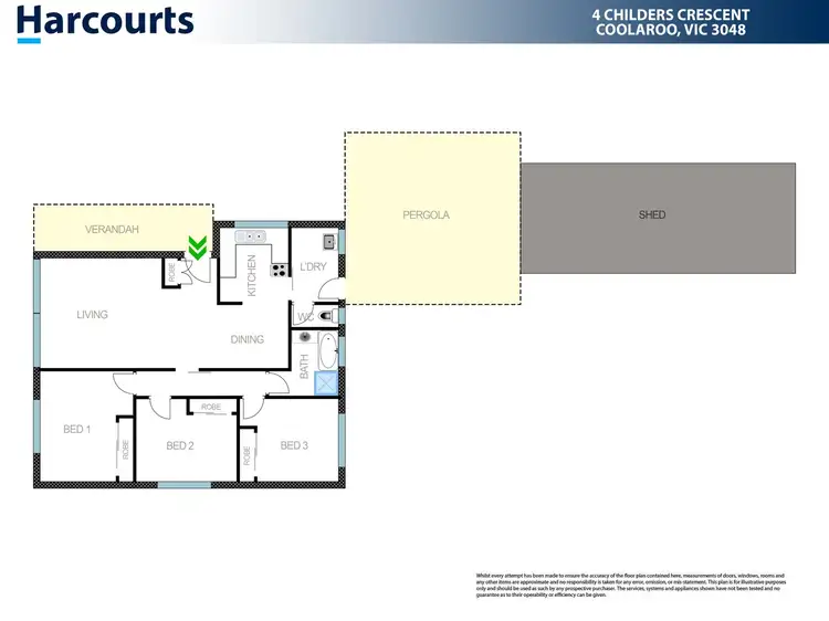 Floorplan of Homely house listing, 4 Childers Crescent, Coolaroo VIC 3048
