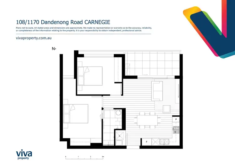 Floorplan of Homely apartment listing, 108/1170 Dandenong Road, Carnegie VIC 3163