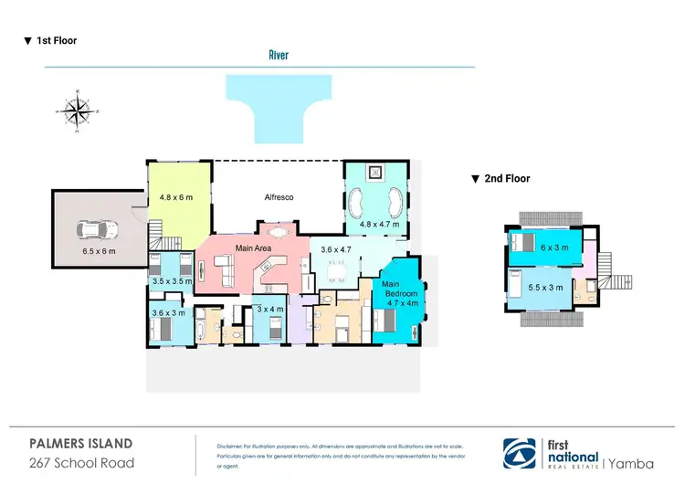 Floorplan of Homely rural property listing, 267 School Road, Palmers Island NSW 2463