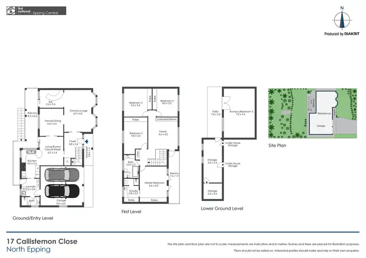 Floorplan of Homely house listing, 17 Callistemon Close, North Epping NSW 2121