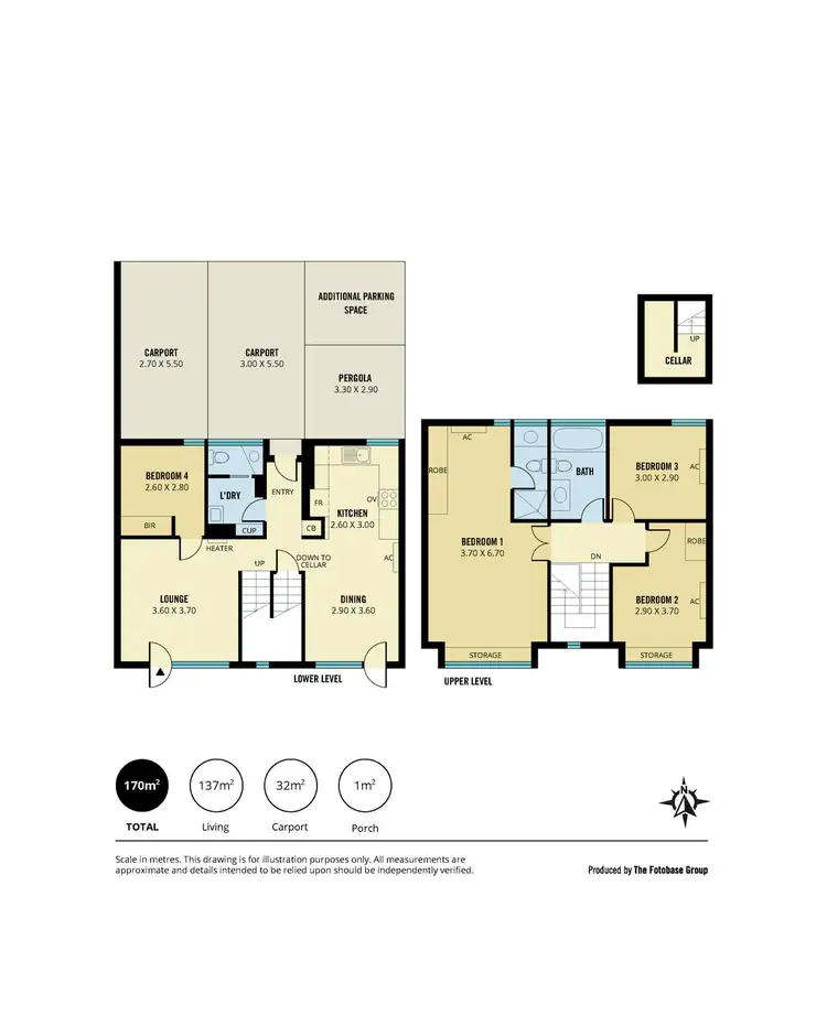 Floorplan of Homely townhouse listing, 371 South Terrace, Adelaide SA 5000