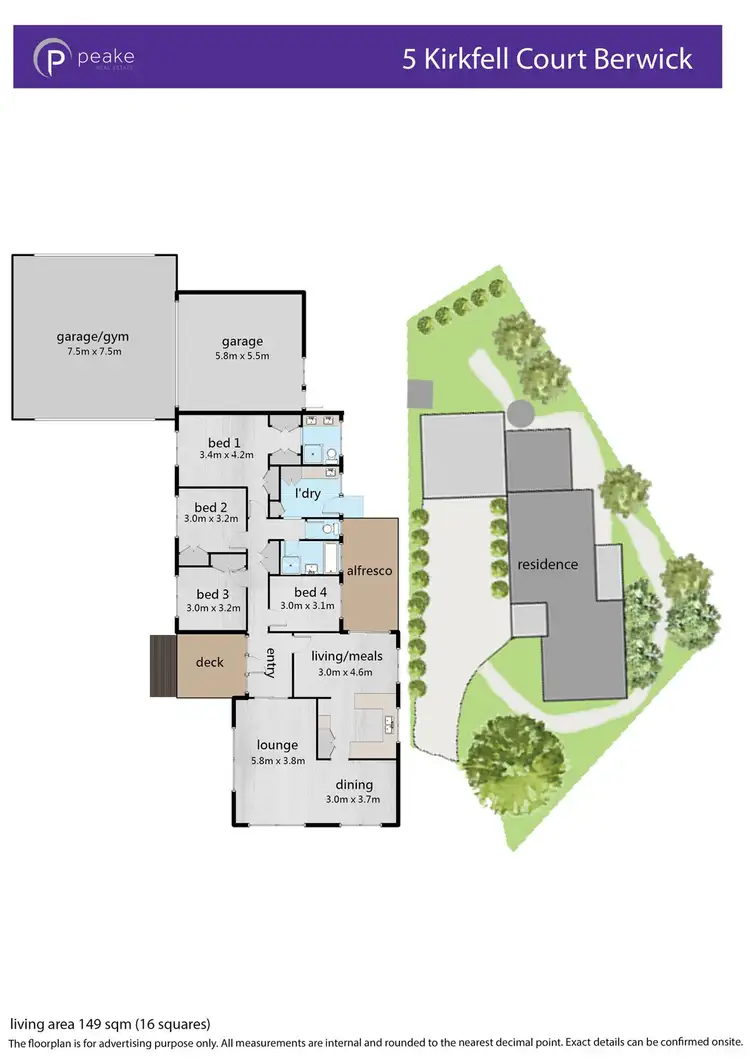 Floorplan of Homely house listing, 5 Kirkfell Court, Berwick VIC 3806