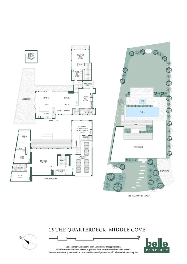 Floorplan of Homely house listing, 15 The Quarterdeck, Middle Cove NSW 2068