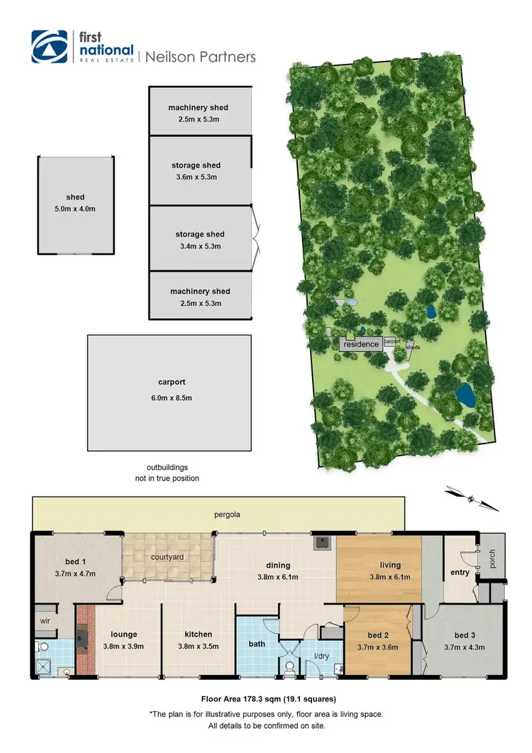 Floorplan of Homely house listing, 98 Yackatoon Road, Beaconsfield Upper VIC 3808