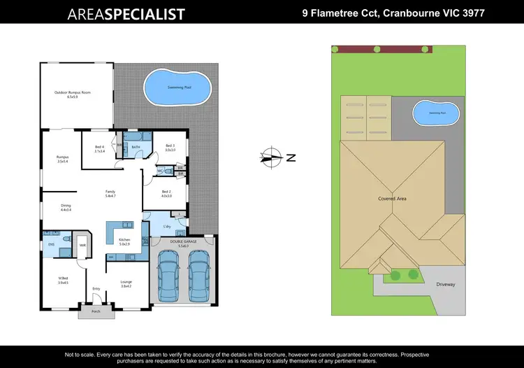 Floorplan of Homely house listing, 9 Flametree Circuit, Cranbourne VIC 3977