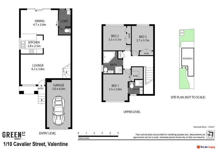 Floorplan of Homely townhouse listing, 1/10 Cavalier Crescent, Valentine NSW 2280