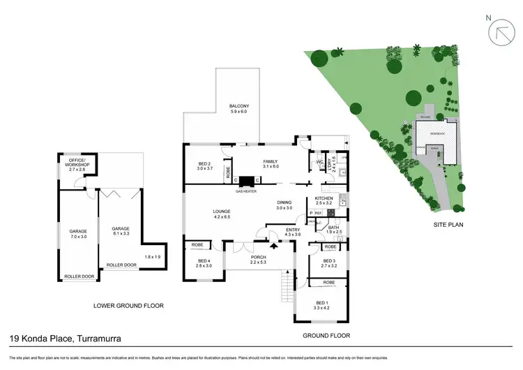 Floorplan of Homely house listing, 19 Konda Place, Turramurra NSW 2074