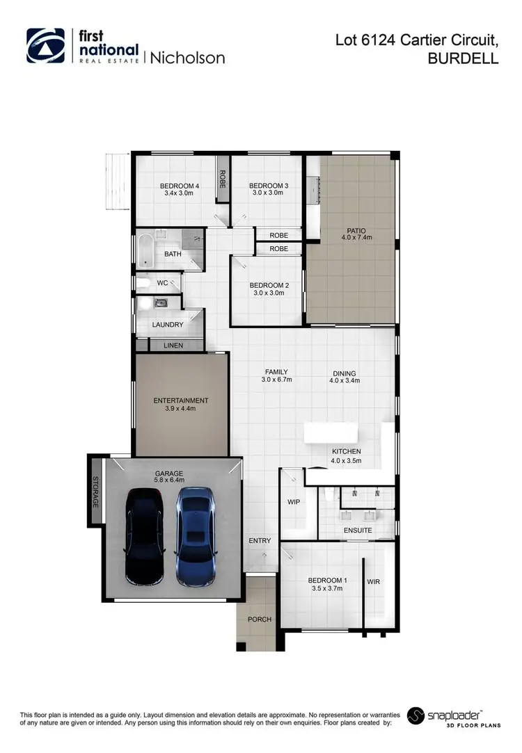 Floorplan of Homely house listing, 41 CARTIER CIRCUIT, Burdell QLD 4818