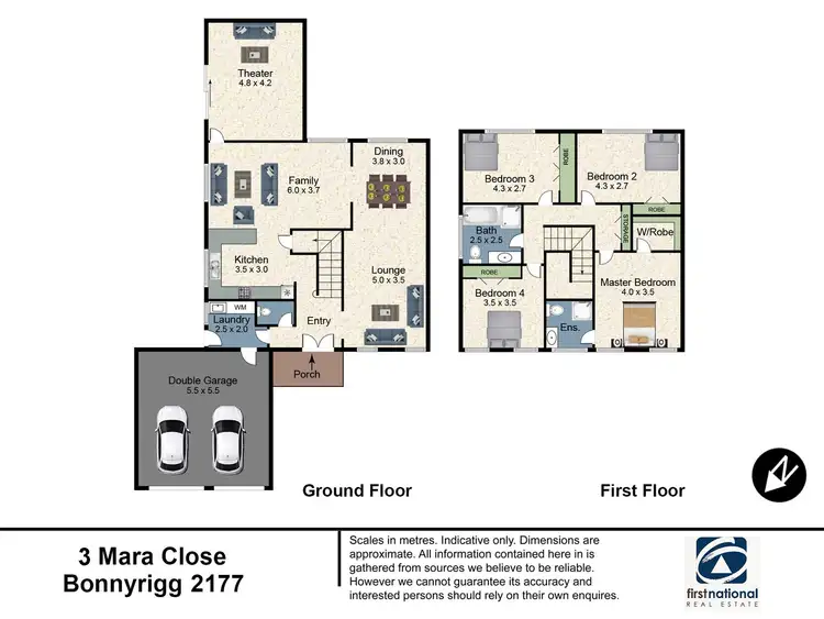 Floorplan of Homely house listing, 3 Mara Close, Bonnyrigg NSW 2177