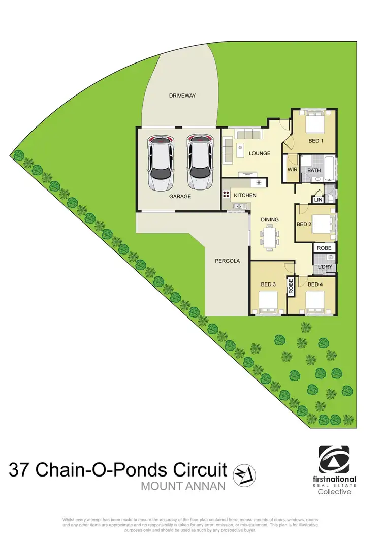 Floorplan of Homely house listing, 37 Chain-O-Ponds Circuit, Mount Annan NSW 2567