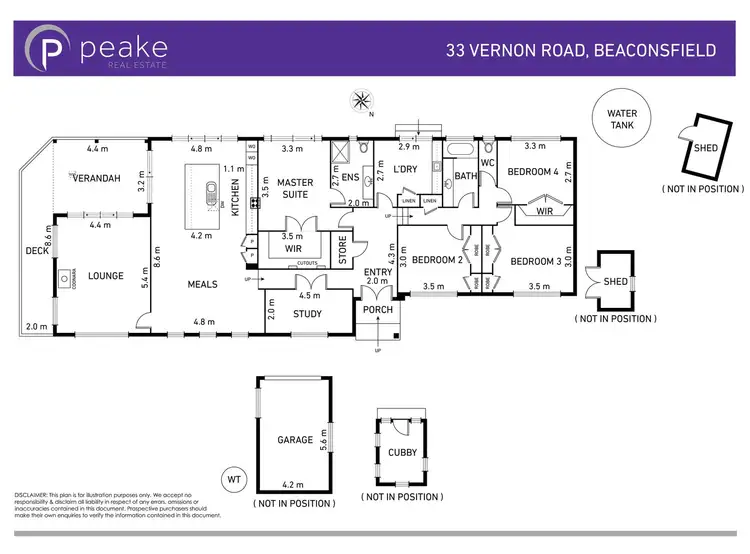 Floorplan of Homely house listing, 33 Vernon Road, Beaconsfield VIC 3807
