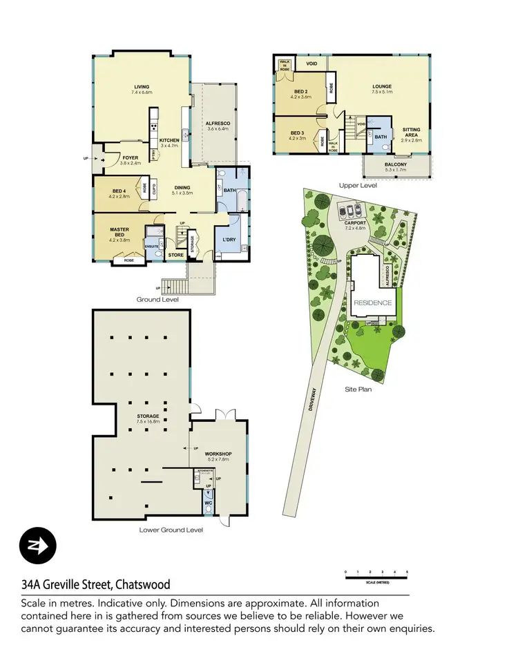 Floorplan of Homely house listing, 34a Greville Street, Chatswood NSW 2067