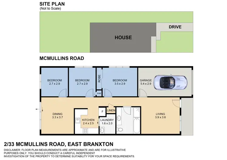 Floorplan of Homely house listing, 2/33 McMullins Road, East Branxton NSW 2335