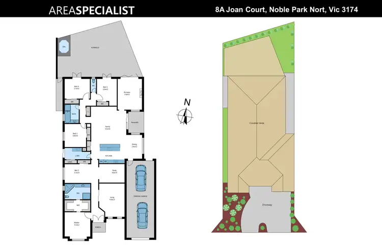 Floorplan of Homely house listing, 8A Joan Court, Noble Park North VIC 3174