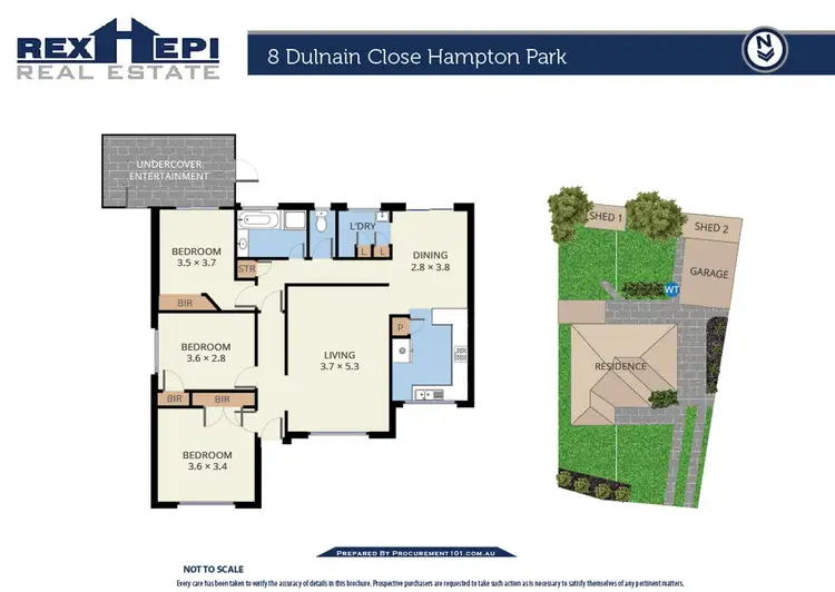 Floorplan of Homely house listing, 8 Dulnain Close, Hampton Park VIC 3976