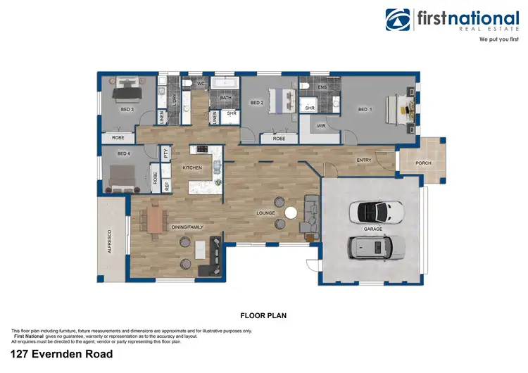 Floorplan of Homely house listing, 127 Evernden Road, Llanarth NSW 2795